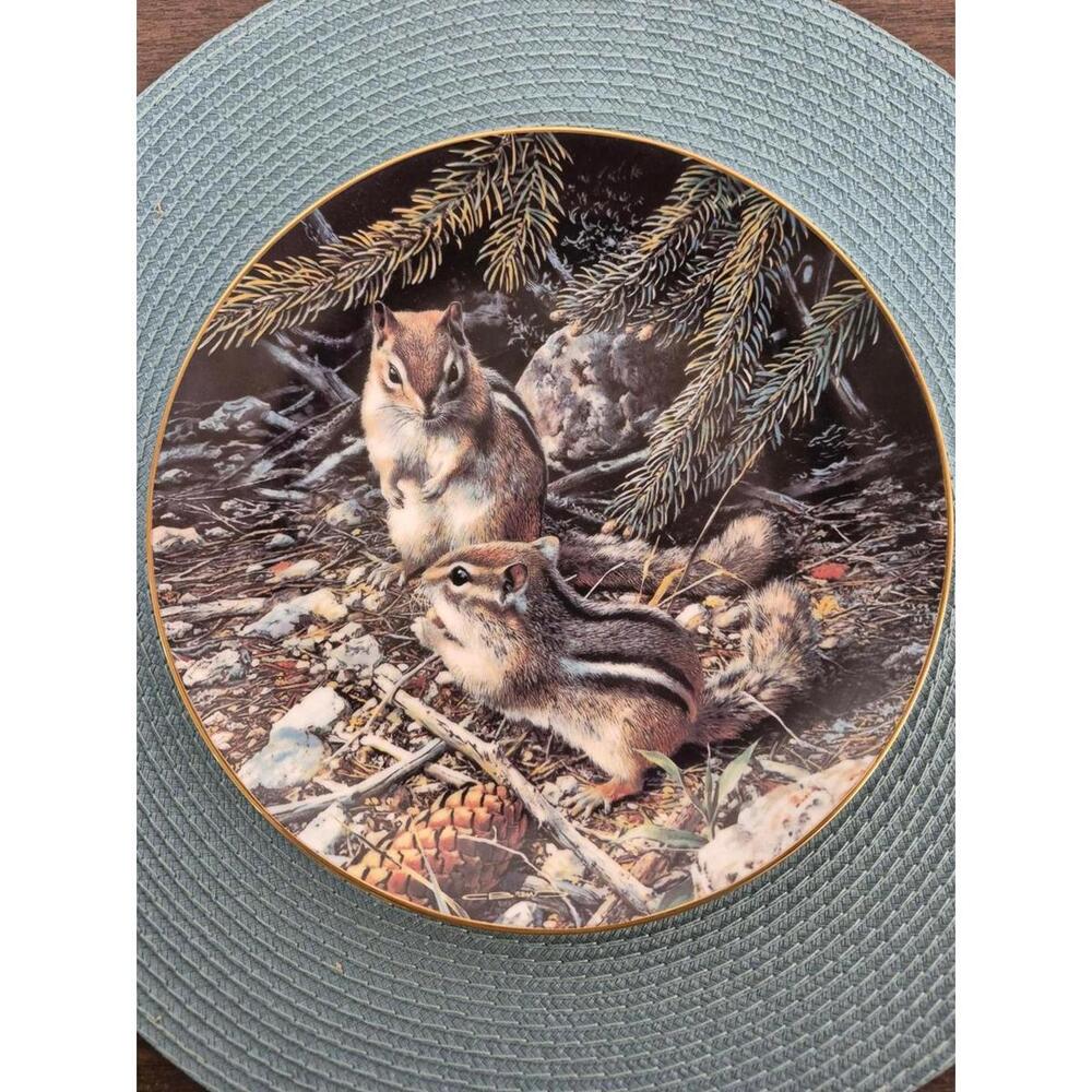 Beneath the Pines Limited Edition Plate by Carl Brenders - 1990